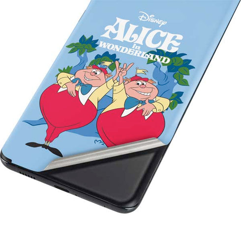 Disney Alice in Wonderland Tweedle Dee and Tweedle Dum Galaxy S21 Plus 5G Skin